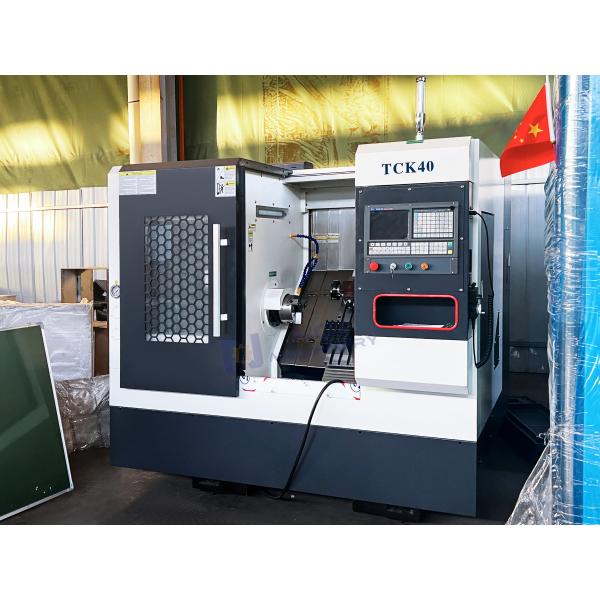 CNC Inclined Bed Lathe CNC Lathe Machine TCK40 Mini CNC Turning Center