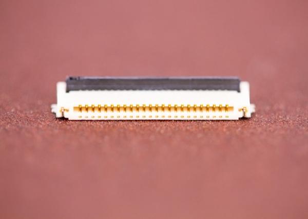Buy 100mΩ Impedance FFC FPC Connector , 24 Pin Fpc Connector SMT Type Terminal Shape at wholesale prices