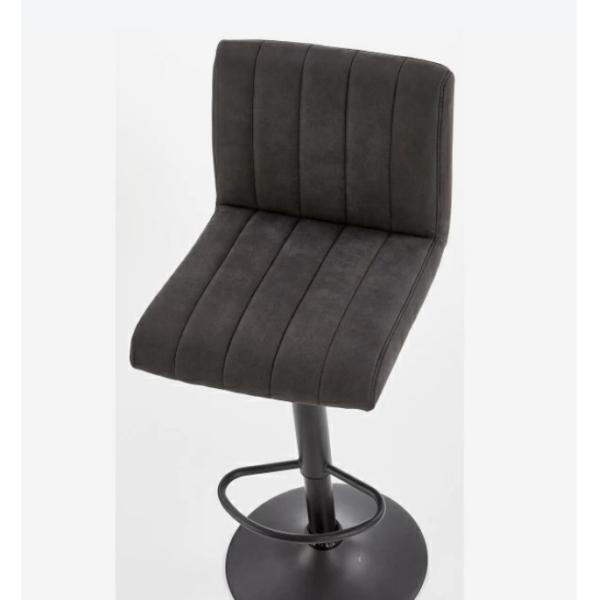 Grey Fabric Counter Height Bar Stools For Kitchen Bar Pub Height Adjustable