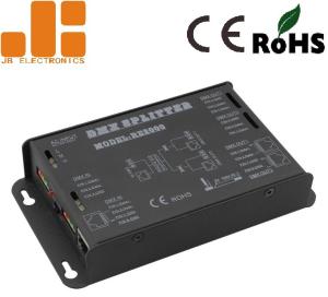 Standard DMX Signal Splitter LED Dimmer Controller With 2 Channels DMX512 Output