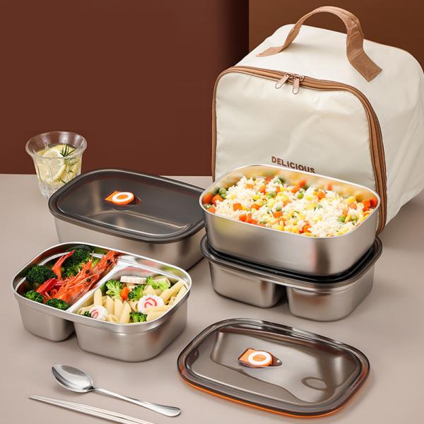 2.1-3L Capacity Metal Food Storage Containers Non-toxic And Stocked Storage