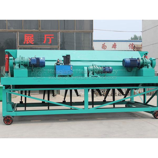 Chicken Manure Organic Compost Turning Machine 100m/H