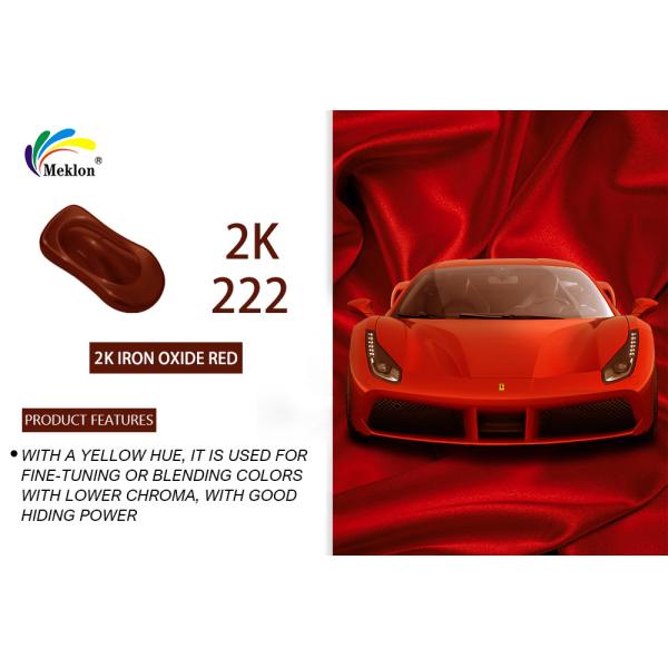 OEM Iron Oxide Car Paint Top Coat 2K Red Acrylic Spray Fade Resistant