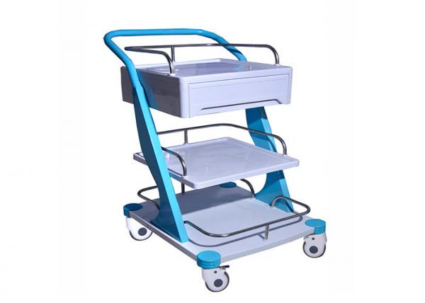 Buy ABS Structure Medical Trolleys , Medication Carts For Hospitals Easy Transportation at wholesale prices