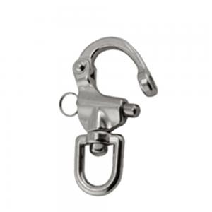 China 304/316 Stainless Steel Marine Quick Release Swivel Eye Snap Shackle with Standard Size on sale