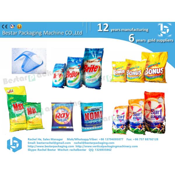 Bestar detergent packing machine automatic weighing and feeding spoon