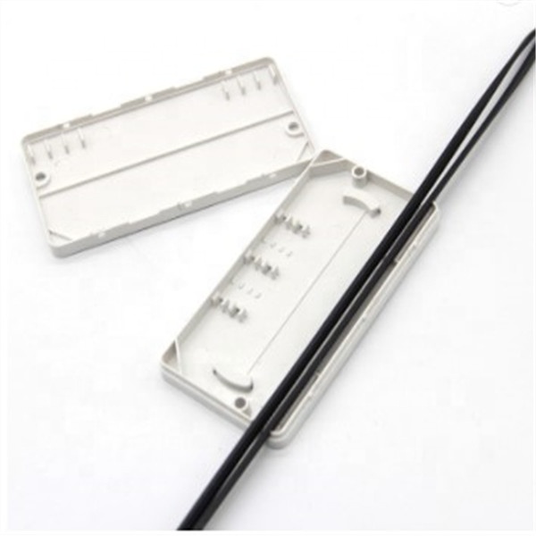 ABS Fiber Optic Cable Fusion Protection Box 2 in 2 out