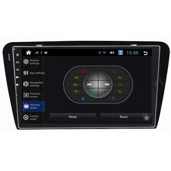 Ouchuangbo android 4.2 Skoda Octavia 2015 DVD radio gps support 4 core canbus swc BT