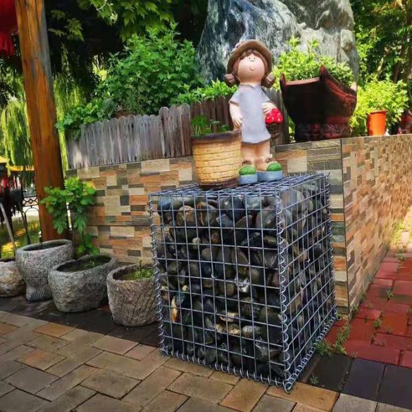 Garden Decoration Galfan 6mm Gabion Welded Wire Mesh