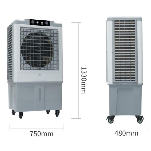 13000cmh 8000 cfm swamp cooler portable evaporative air conditioner mobile air cooler price manufaturer factory in China