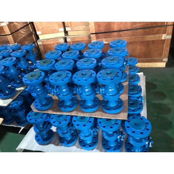 Anti-Static Flanged Two Piece Ball Valve for Blowout Proof