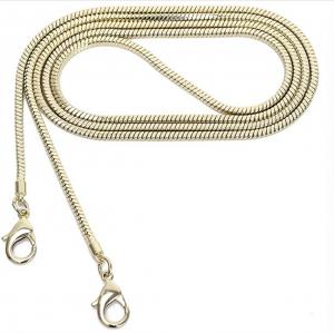 China Replacement Gold Metal Cross Body Chain Strap ISO9001 Colorfast on sale