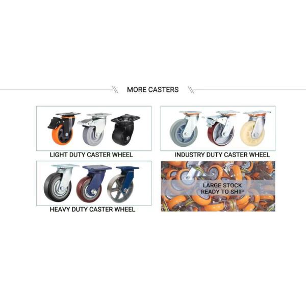Light Duty Caster Wheel with Black, White Core PVC Rubber Omni-Directional, Directional Wheel for Industry Hot Sale