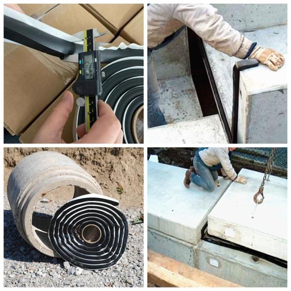 Waterproofing Butyl Rubber Mastic Tape Sealing Strip 17mmX17mm
