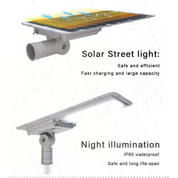 SMD5730 DC 6V All In One Solar LED Street Light High Lumen Smart Integrated