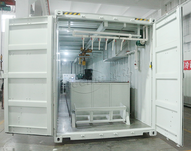 RefComp Compressor 31.25KW 8T Container Block Ice Machine Removable for Port and Quay