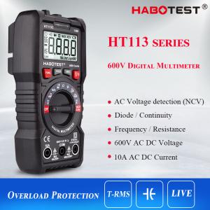 600V LCD Display Digital Multimeter With Capacitance Frequency Temperature NCV