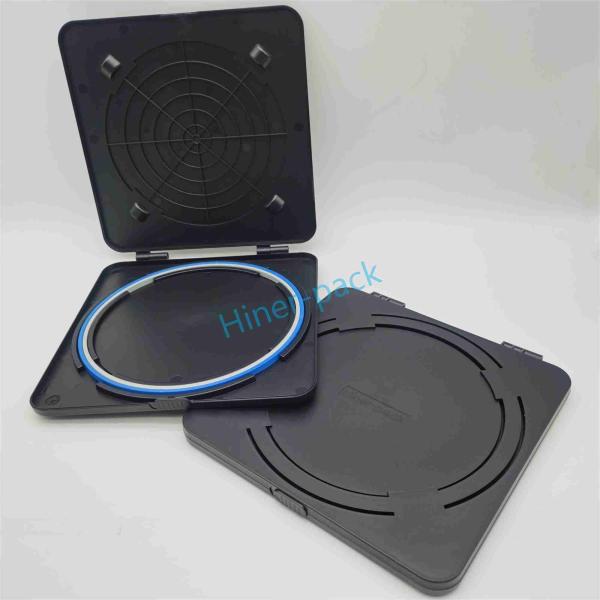 8 Inch Black Square Single Wafer Carrier Trays Customized For Clean Room Use