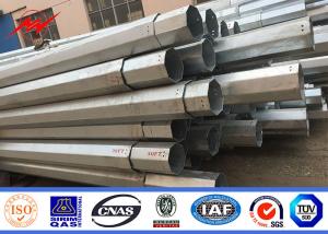 China 10mm Galvanized Steel ASTM A36 Utility Power Poles on sale