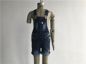 Quality Earthchild Dark Wash Kids Denim Jeans / Denim Dungaree Shorts TW79656 TW80976 for sale