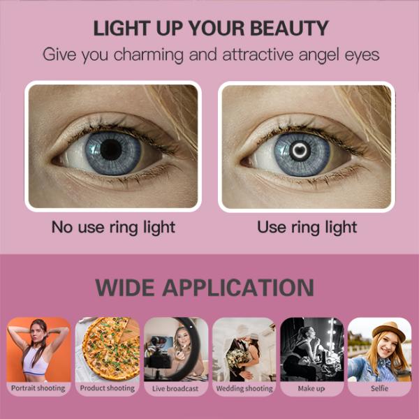 96w Heart Shaped Ring Light