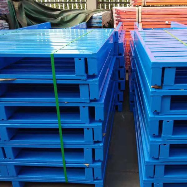 2 Way Entry Type Warehouse Steel Pallet Hot Dip Galvanized Custom Capacity