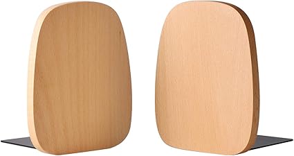 Premium Wooden Desktop Bookends - Luxurious Design for Neatly Organizing Books.