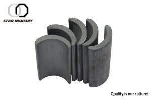 Quality Precision Permanent Ferrite Magnet , Ferrite Arc Magnet OEM ODM Available for sale