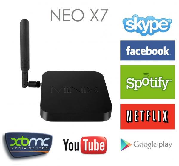 Buy MINIX NEO X7 Android TV Box RK3188 Quad Core 1.6GHz 2G/16G WiFi HDMI USB RJ45 OTG SD Card at wholesale prices