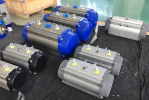 Quality aluminum alloy pneumatic actuators double and single effect for valves for sale