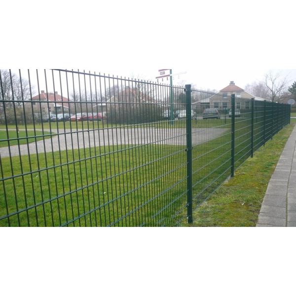 ECO Friendly fence designs twin wire fence 8/6/8 double wire mesh fence
