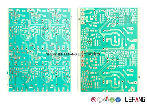 CEM-1 23F Single Layer Printed Circuit Board Custom Pcb Printing 0 .4 Mm Min.