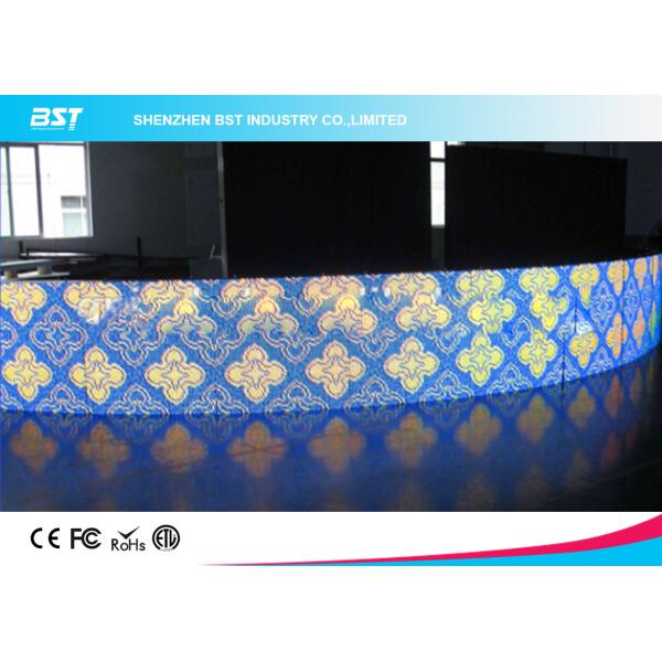 Large Video SMD 3535 Curved LED Panel , 8mm Led Screen for Outdoor Wall advertising