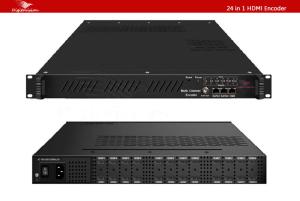 China 24 in 1 MPEG-4 AVC/H.264 HD Encoder, 1080P HDMI Digital TV Encoder 24-Channel HDMI Input IP Streaming Output on sale
