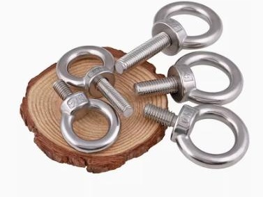 High Strength Customized Fasteners Lifting Bolt Ring Screw Hook Bolts Steel 50mm/40mm/25mm Custom Eye Bolts Din580