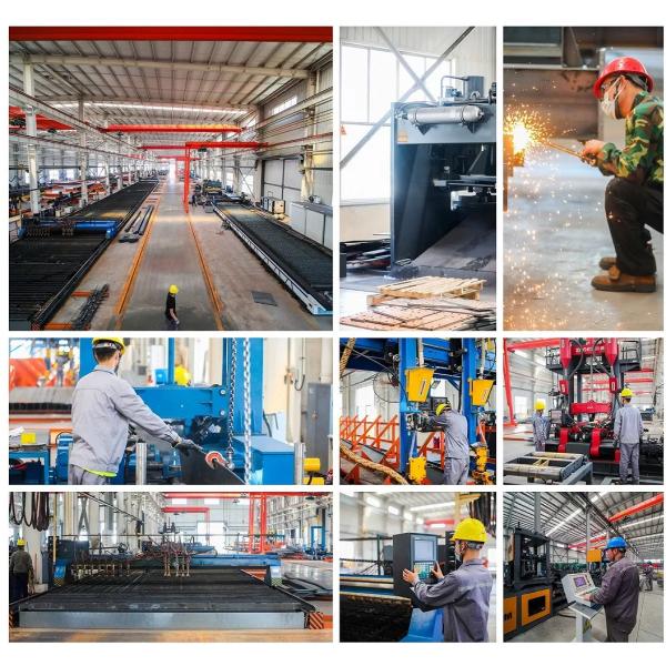 Light Steel Aircraft Hangar Q355 Q235 with H-Section Beam