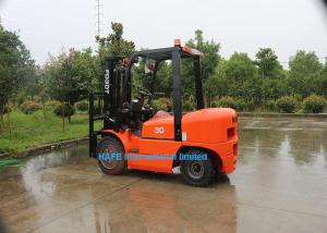Quality 3 Ton Diesel Forklift Truck With Isuzu C240 Engine Fork Length 1070mm Solid Tyre for sale