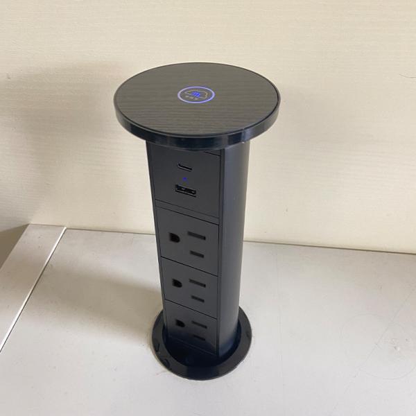 Buy Electrical Lifting SDK Smart Wifi Socket Plug Hidden Pop Up Outlet With Wireless Charge at wholesale prices