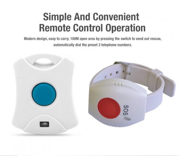 Medical Alert Systems Products For The Elderly With Bracelet or Neck Panic Button