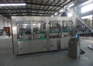 China PET Plastic Glass 3 In 1 Monobloc Sparkling Water Wine Bottling Machine / Equipment / Line / Plant / System on sale