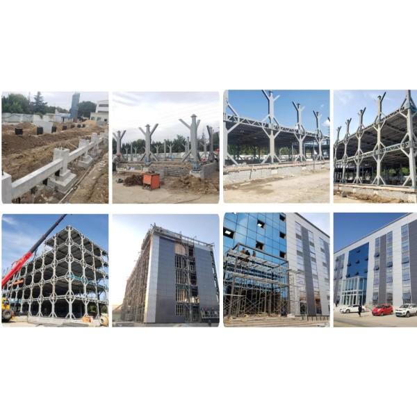 Customized Color Light Steel Structure Building Efficient Safe