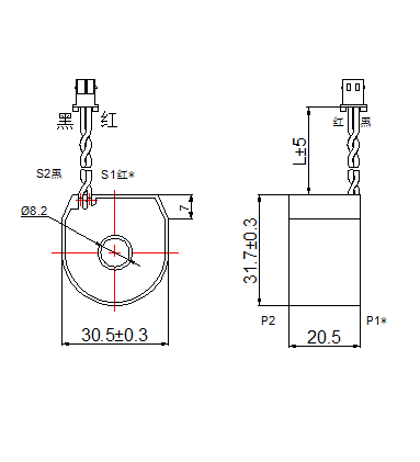 Burglary Prevention 3 Phase Current Transformer , Metal Outer Case DC Current Transformer