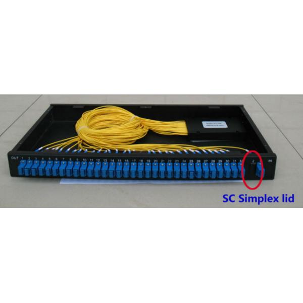Plastic Fiber Optic Accessories Simplex Patch Panel Cover Black SC LC SX