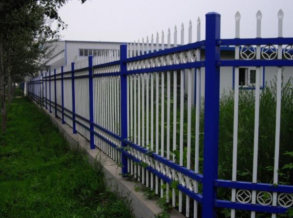 house decoration galvanized steel new main gate and fence wall design