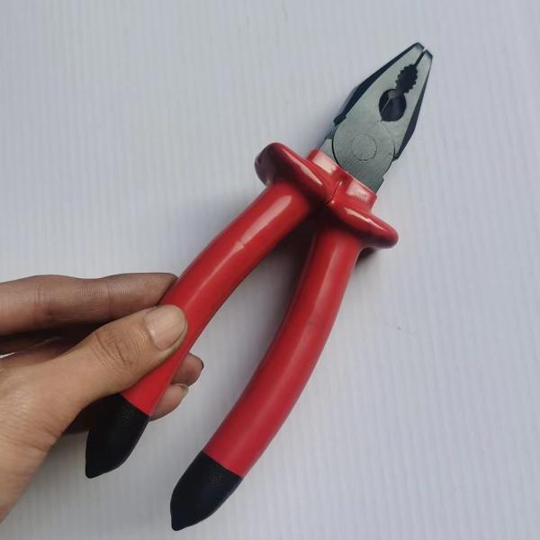 Cheap Price Red Color Handle 6'' 7'' 8'' Heavy Duty insulated Handle Cutting Plier Combination Pliers