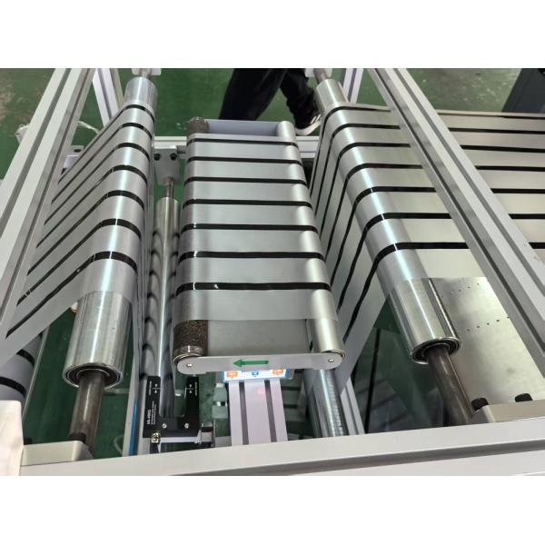 Highly Accurate Magnetic Strip Overlay Laying Machine For HICO LOCO Magnetic Stripe Card Production