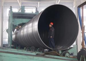 Quality Spiral Welded Steel SSAW Pipe / Steam And Low Pressure Liquid Pipeline for sale