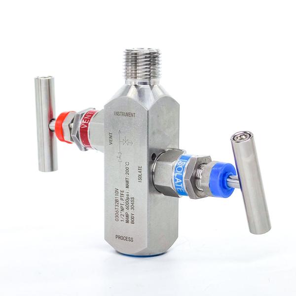 Integrated Single Isolation Relief Two Valve Group 304 Stainless Steel Two Valve Group