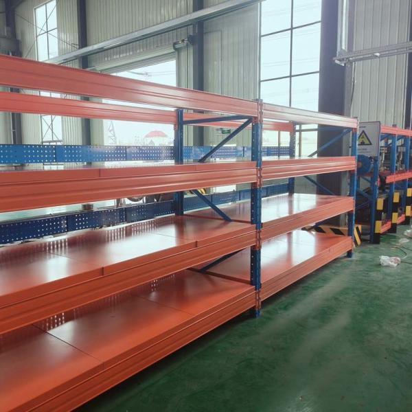 5 Shelves Customized And Adjustable Boltless Metal Shelving For Supermarket Needs