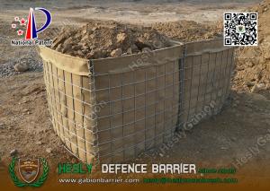 China HMIL-2 0.61m high Military Defensive Barrier lined with Geotextile Cloth | China Gabion Barrier Factory on sale